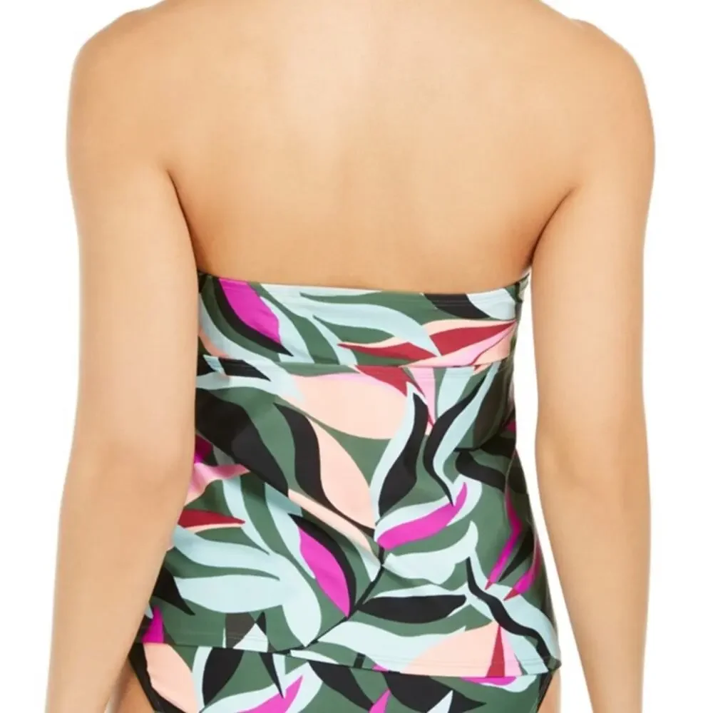 Hula Honey Hyper Tropics Tankini Swim Top